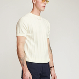 Brother Wolf Cable Tee Off White | Brotherwolf | Mad About The Boy