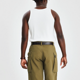 Brother Wolf Perforated Tank White | Mad About The Boy | Mad About The Boy