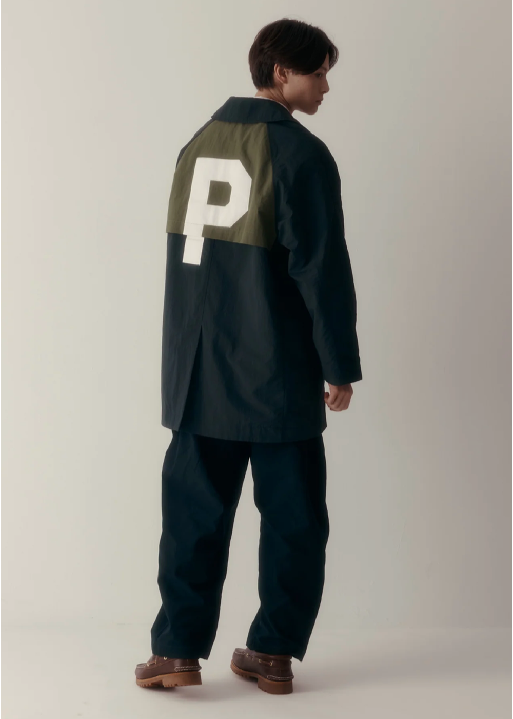 RAGLAN CAR COAT NAVY + OLIVE | PORTER JAMES SPORTS | Mad About The Boy