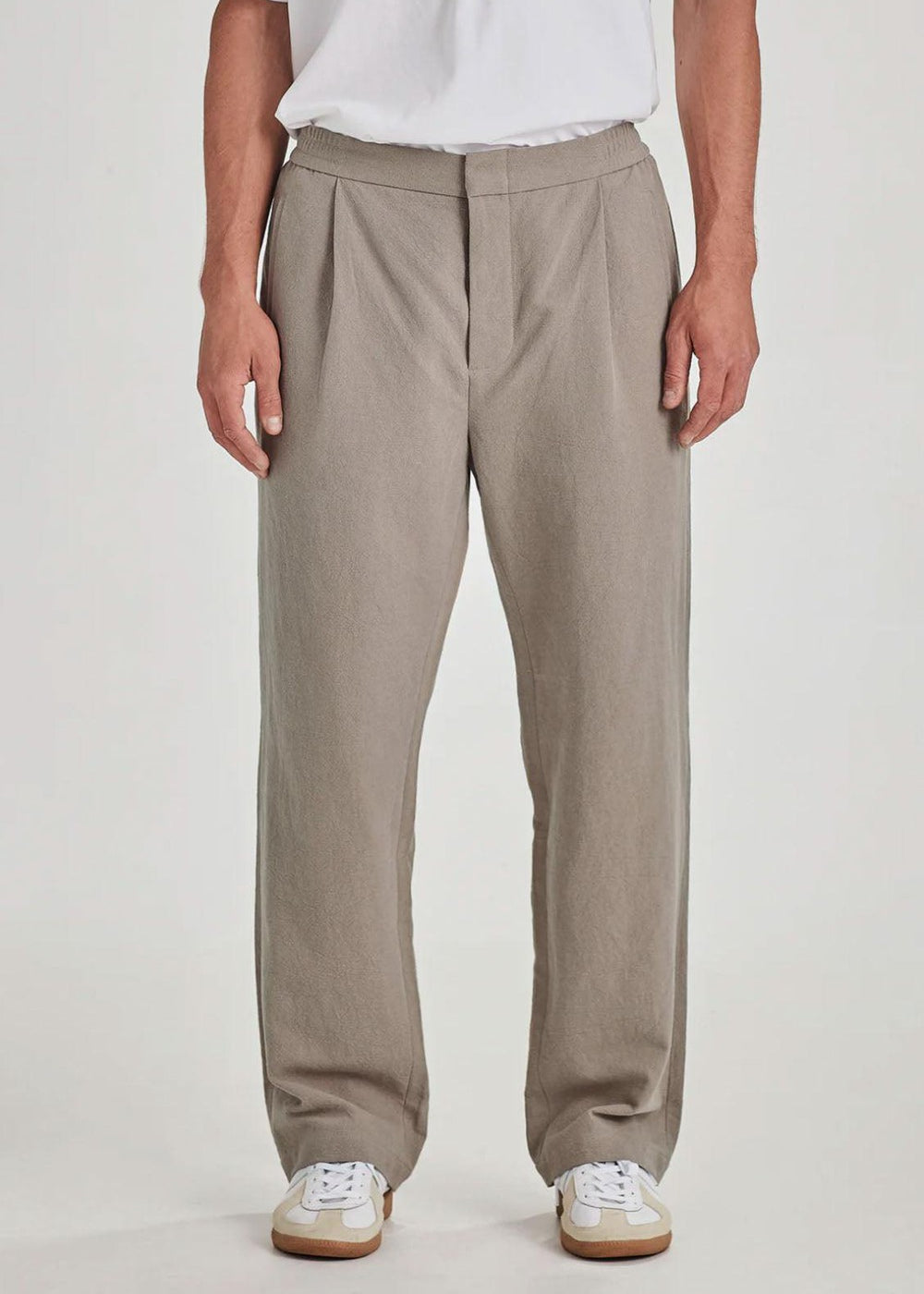 Mens Linen Cotton Work Pant / Smoke | COMMONERS | Mad About The Boy