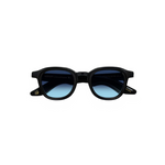 Moscot Dahven Sun 47 Black Denim Blue Lenses | MOSCOT EYEWEAR | Mad About The Boy