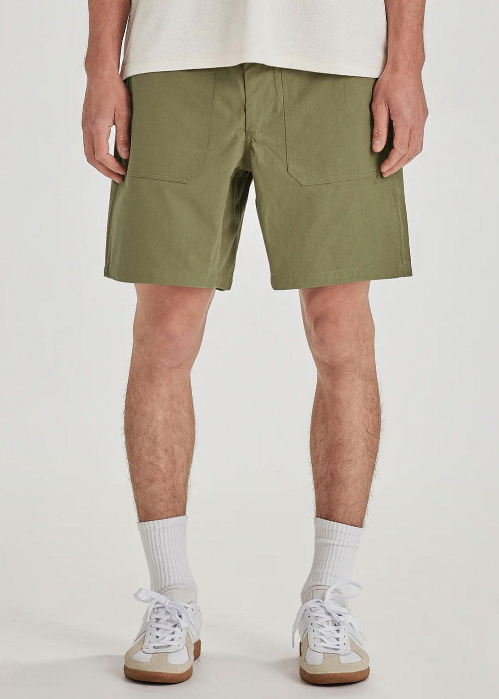 Drill Utility Short / Khaki | COMMONERS | Mad About The Boy