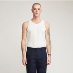 Brother Wolf Perforated Tank White | Mad About The Boy | Mad About The Boy