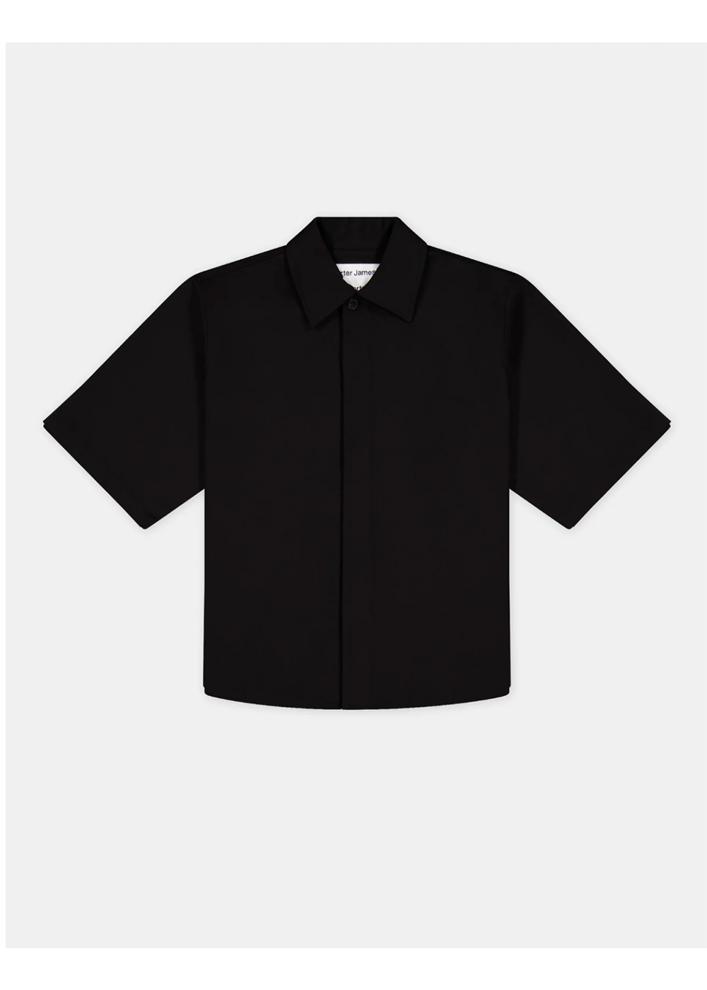 Porter James Sports S/S Placket Shirt Black Suiting | PORTER JAMES SPORTS | Mad About The Boy