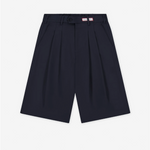 Porter James Sports Pleated Porter Shorts Navy Suiting | PORTER JAMES SPORTS | Mad About The Boy