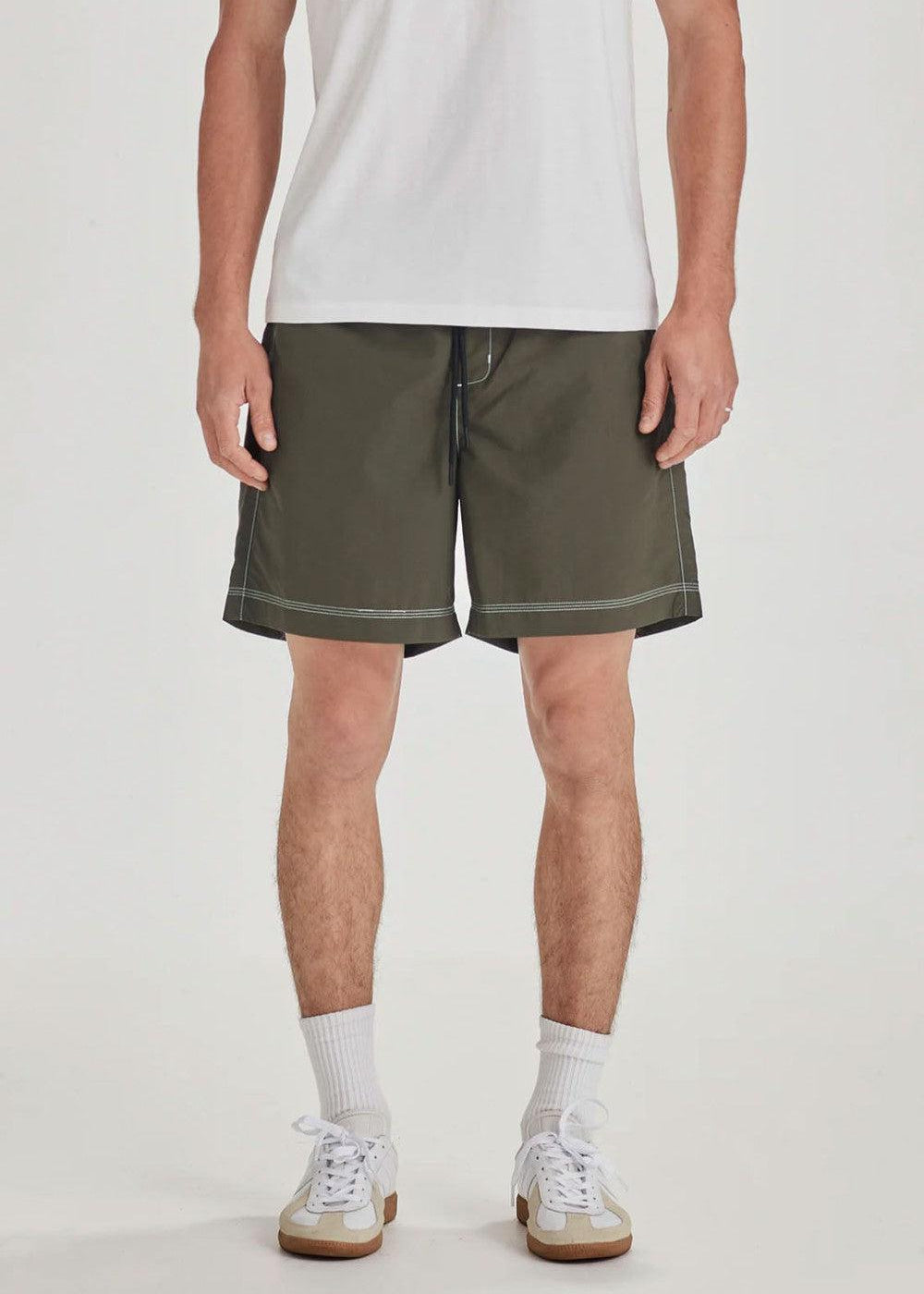 Mens Rec Short / Olive | COMMONERS | Mad About The Boy