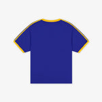 Porter James Sports Ringer Sports Tee Blue + Yellow | PORTER JAMES SPORTS | Mad About The Boy