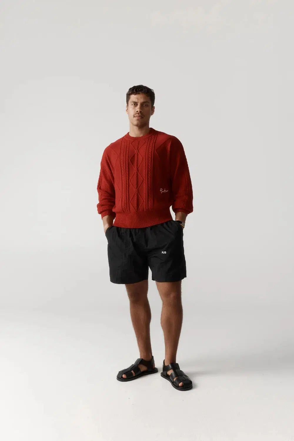 Porter James Sports Cricket Cable Knit Red | PORTER JAMES SPORTS | Mad About The Boy